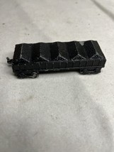 Vtg Midgetoy Midget Toy DIE-CAST Metal Model Train Car: Black COAL-HAULING Flat - £3.70 GBP