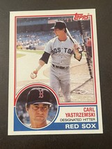 1983 Topps Baseball #550 Carl Yastrzemski Boston Red Sox - £1.76 GBP