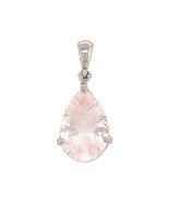 Starborn Rose Quartz Pendant Necklace (22&quot;) Pink - £143.34 GBP