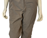 L.L. Bean Women&#39;s Nylon Cropped Pants Mocha Size 8 - £18.91 GBP
