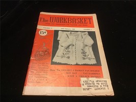 Workbasket Magazine February 1952 Knit a Child&#39;s Jacket, Create Tatted Earrings - £4.69 GBP