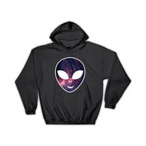 Alien Head : Gift Hoodie Extraterrestrial Ufo Area 51 Science Fiction Day Wall P - £28.24 GBP