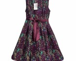 Coeur de Vague Red And Green Fit and Flare Cocktail Dress Size 8 Large P... - $32.66