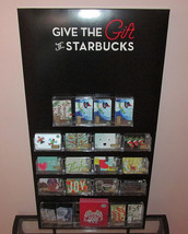 Give the Gift of Starbucks 2016 Holiday Gift Card Display w/ 231 Original Cards - £735.02 GBP