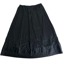 velrose black Satin Trim half skirt slip Size 1X - £18.47 GBP