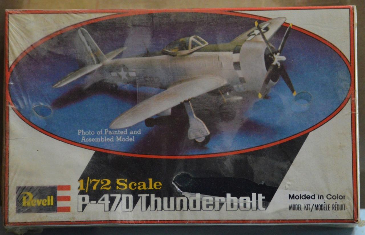 P-47D Thunderbolt 1/72  model plane Sealed never opened    Revell  Vintage 1978 - $8.91