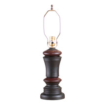 Peppermill Lamp Base in Sturbridge Black with Red - £194.65 GBP