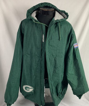 Vintage Starter Jacket Green Bay Packers Coat NFL Football Men’s 2XL 90s - £47.81 GBP