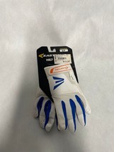 Easton HS7 Batting Gloves Youth small Blue/white - $17.47