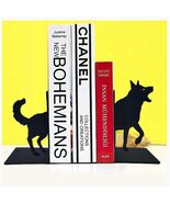 Black Dog Decorative Bookends for Shelves Dog Lover Gifts Office Decor - $33.07 CAD