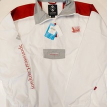 Columbia 1/4 Zip Jacket Mens Small NCAA Oklahoma Sooners CLG Santa Ana Anorak - £44.66 GBP