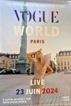 Gigi Hadid - Vogue World Paris - Original Event Poster - 67&quot; X 47&quot; - PARIS- 2024 - $379.05