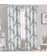 2 Laura Ashley Belvedere Peacock Turqoise Aqua Blue Drapes Window Panels... - $91.84 CAD