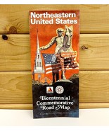 1976 Vintage Bicentennial Commemorative Road Map Citgo Oil Gas New Engla... - $36.98