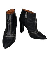 Rebecca Minkoff Dalli Boots Booties Zippers Moto 4" Heels 6.5 - $84.14
