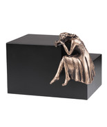 Reverie Unique ashes casket Artistic Memorial Cremation urn Angel Sculpt... - £204.57 GBP+