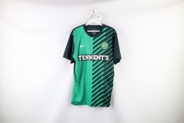 Nike Mens Medium Tennents Celtic FC Football Club Soccer Jersey Green Striped - £31.52 GBP