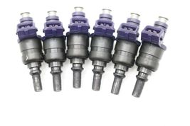 01-05 BMW E39 E60 530I FUEL INJECTORS SET OF 6 E3453 image 5