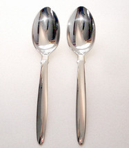 Gorham Narragansett Gold Set of 2 Serving Spoon Stainless 8.5&quot; New No Box - £20.89 GBP