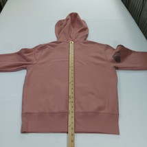 Aeropostale Hoodie Women's Size Medium Coral Pullover Embroidered Sweatshirt image 8