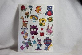 Temporary Tattoos (New) Happy Animals For Kids - Flowers &amp; Hearts - £3.50 GBP