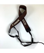 Vintage Canon EOS Brown/Black Film or Digital Camera Neck Strap 24”x1.5” - £9.74 GBP