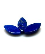 AAA Quality Natural Lapis Smooth Marquise Pair Cabochon Gemstone | 14X6.... - $50.00