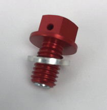 Zeta Performance Magnetic Drain Plug (Red) Part# ZE58-1323 New Fstshp - £14.17 GBP