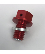 ZETA PERFORMANCE MAGNETIC DRAIN PLUG (RED) PART# ZE58-1323 NEW FSTSHP - $24.39 CAD