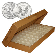 1000 Direct Fit Airtight 40.6mm Coin Holder Capsules Holders For SILVER EAGLE Oz - $247.78