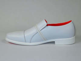 Men's Shoes The Cuban L TAYNO Leather Cap Toe Loafer White image 4