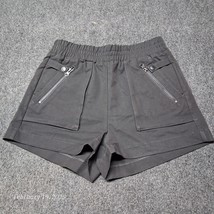 VGC Kancan Lennox High Rise Shorts Women Size Small Black Elastic Waist - $330.85 MXN