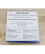 Thera-Band Progressive Hand Trainer Latex Sheet Refills Blue Pack of 6 - £15.71 GBP