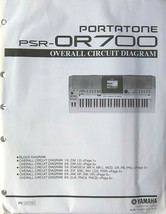 Yamaha PSR-OR700 Keyboard Original Overall Circuit Diagram / Schematics ... - $49.49