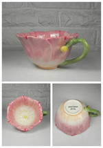 Graces Teaware Pink Peony Flower Tea Coffee Cup Mug 24 Oz New  - £23.73 GBP