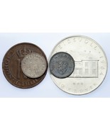 Norway 4-Coin Set // 1894 &amp; 1942 10 Ore // 1912 5 Ore // 1964 10 Kroner - $94.45 CAD