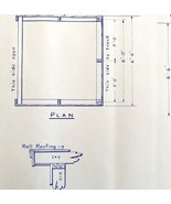 1955 Railroad Bangor Aroostook Shim Shelter Fabrication Blueprint C8 DWDD15 - $118.17 CAD