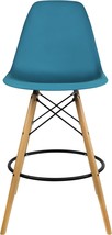 Eiffel Style Modern Mid Century Armless With Back Bar Stool Height Counter Chair - £231.96 GBP