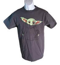 STAR WARS Short Sleeve Yoda T-Shirt Medium Gray - $187.97 MXN