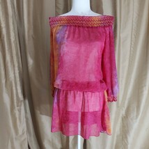Peppermint Bay pink/ purple / yellow  mist top size L - £7.98 GBP