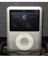 Apple iPod Nano 4GB 3rd Generation Silver Model A1236 Tested Works 160 S... - $2,913.62 MXN