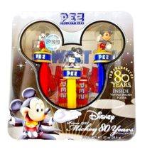 PEZ Collectibles Disney Mickey 80 Years Set Three Dispensers Candy Micke... - $25.74