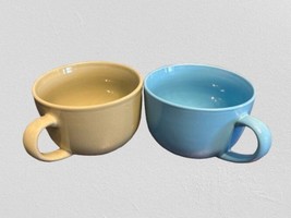 Set of 2 Santa Anita Coffee Mugs - Blue &amp; Sage - $44.54