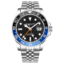 Stuhrling Meridian Gmt Quartz 42mm AquaDiver - $321.75