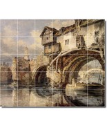 Joseph Turner Village Painting Ceramic Tile Mural BTZ08952 - $300.00+