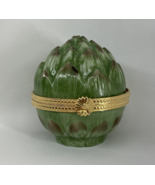 Vintage Takahashi Artichoke Hinged Porcelain Trinket Jewelry Box - €182,51 EUR