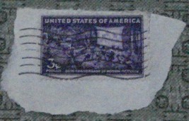 Vintage Used United States 50th Anniversary Motion Pictures 3 Cent Stamp... - $3.95