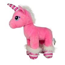 Build A Bear Candy Cane Swirl Unicorn Pony Pink Plush - £13.44 GBP