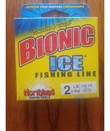 Bionix Ice Fishing Line 2lb 0.9 Kg 125yd Clear Fishing-Brand New-SHIPS N... - $40.39 CAD