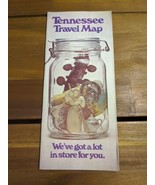 Vintage 1977 Tennessee Travel Map Brochure - $26.98 CAD